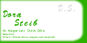 dora steib business card